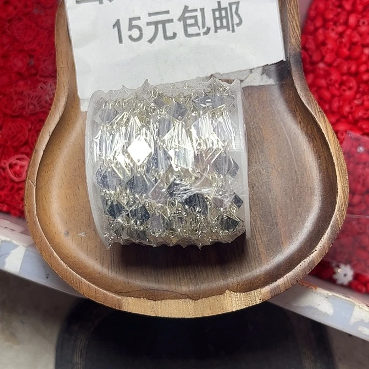 非金属白色纯铜菱形链一卷