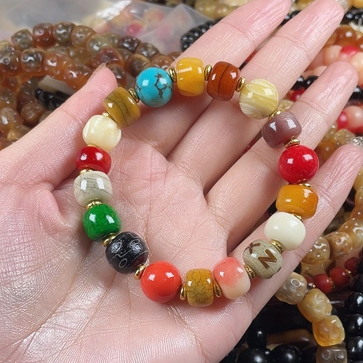 鹿骨手串/手链?*桃驼骨114