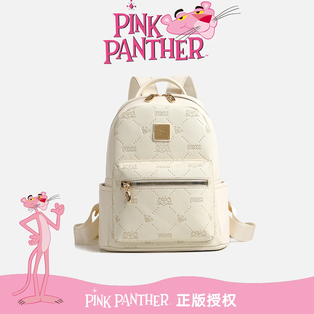 【郭胖子严选】PinkPanther/2025新款时尚百搭印花小书包p26