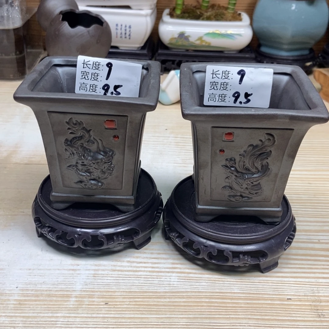 瓷片陶瓷花盆陶瓷艺术