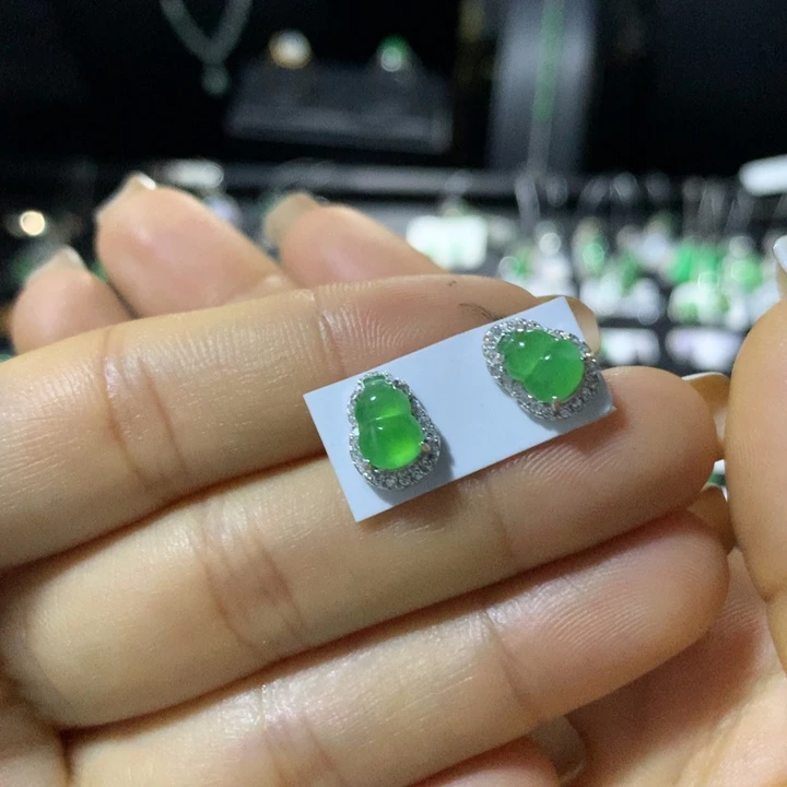 翡翠银S925镶嵌戒指