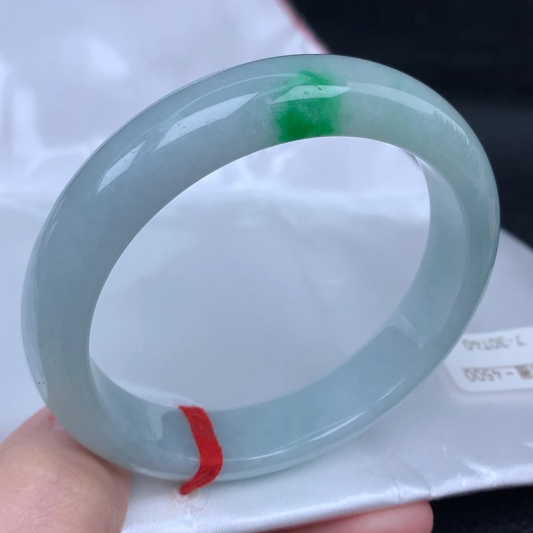 翡翠未镶嵌手镯天然