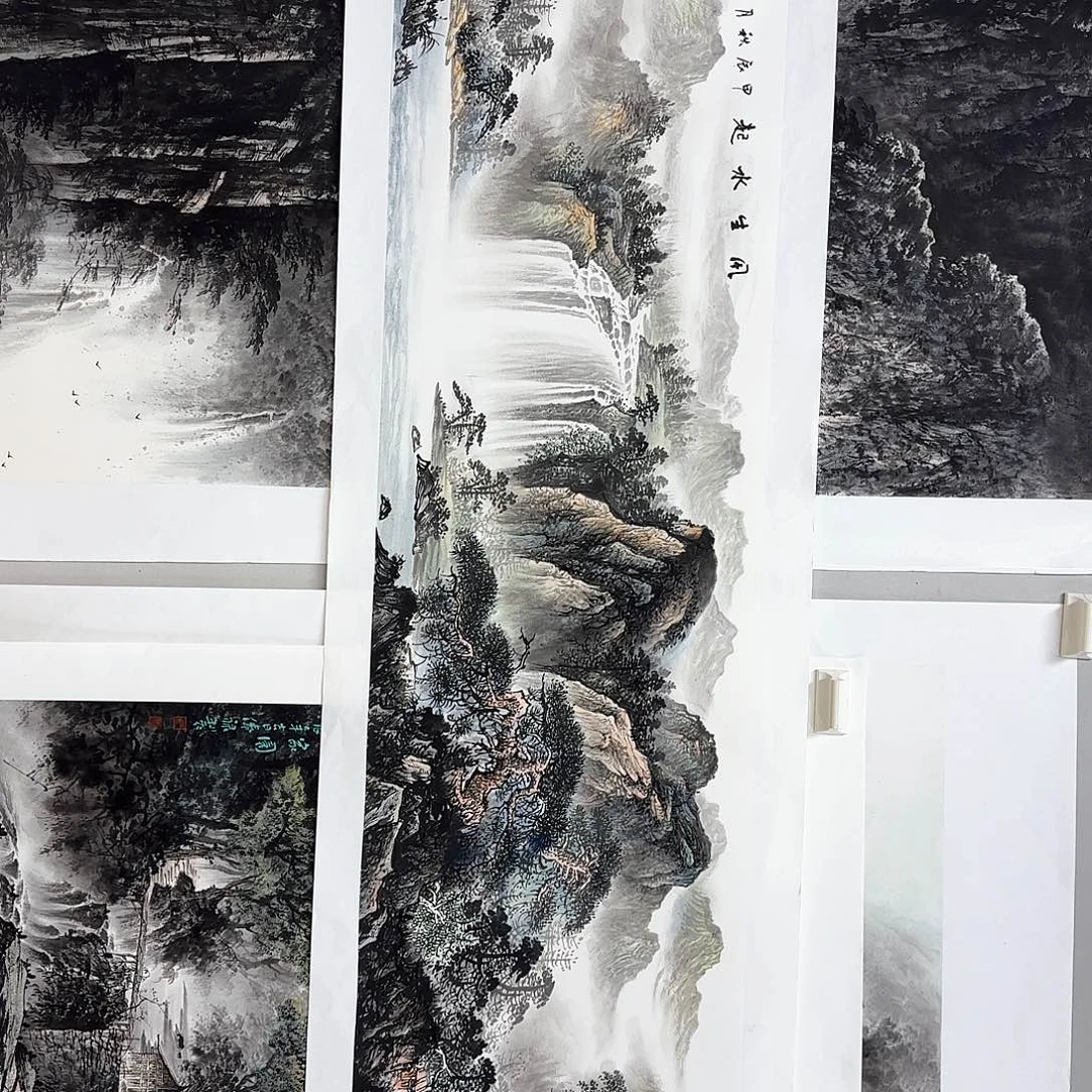 国画j*e梁羽杰老师作品