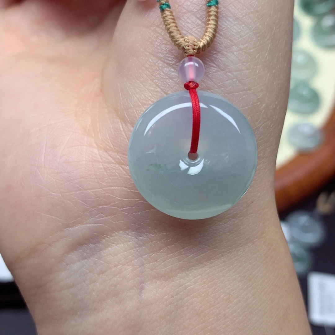 翡翠未镶嵌颈饰吊坠20.5/6.5mm