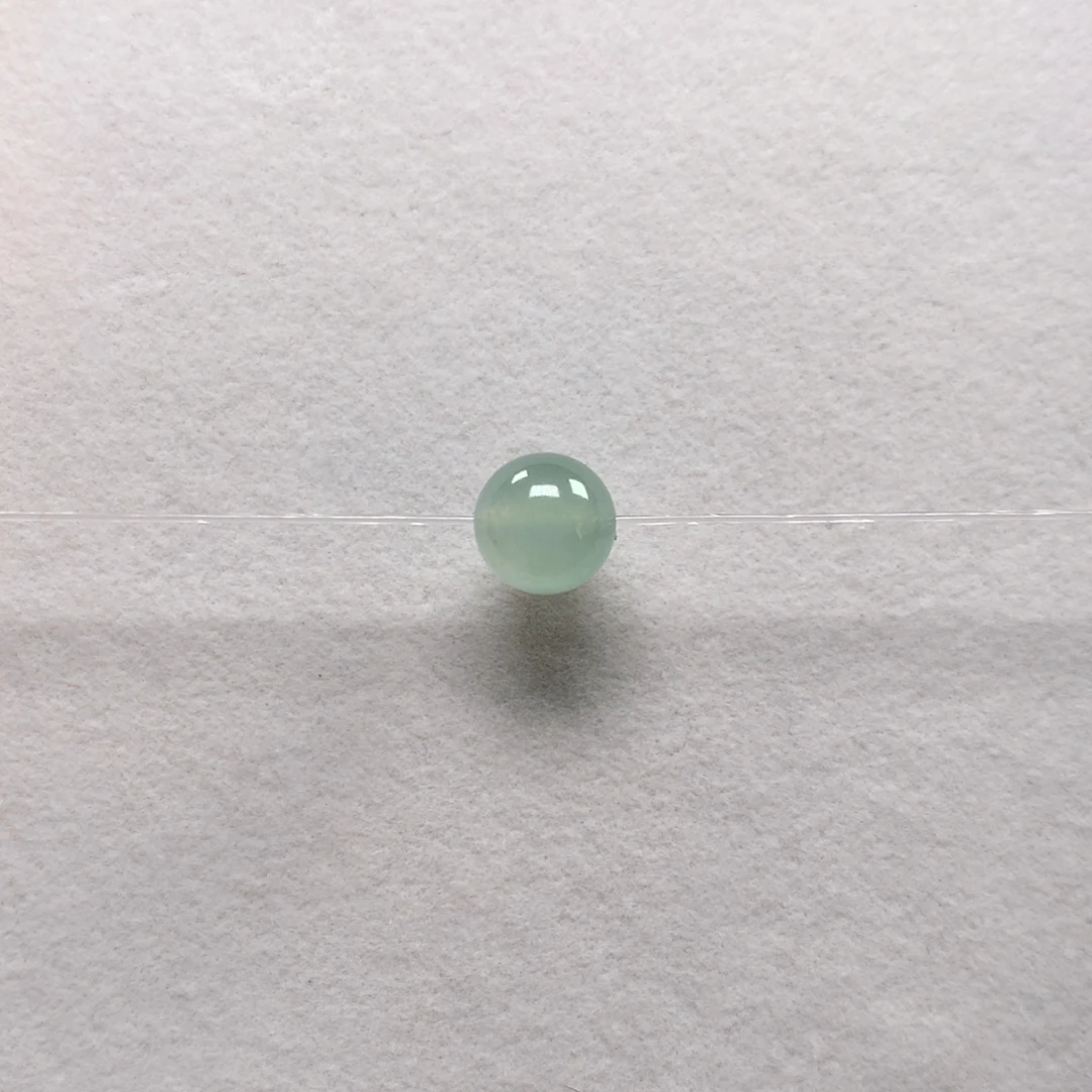 翡翠未镶嵌手链9mm晴底