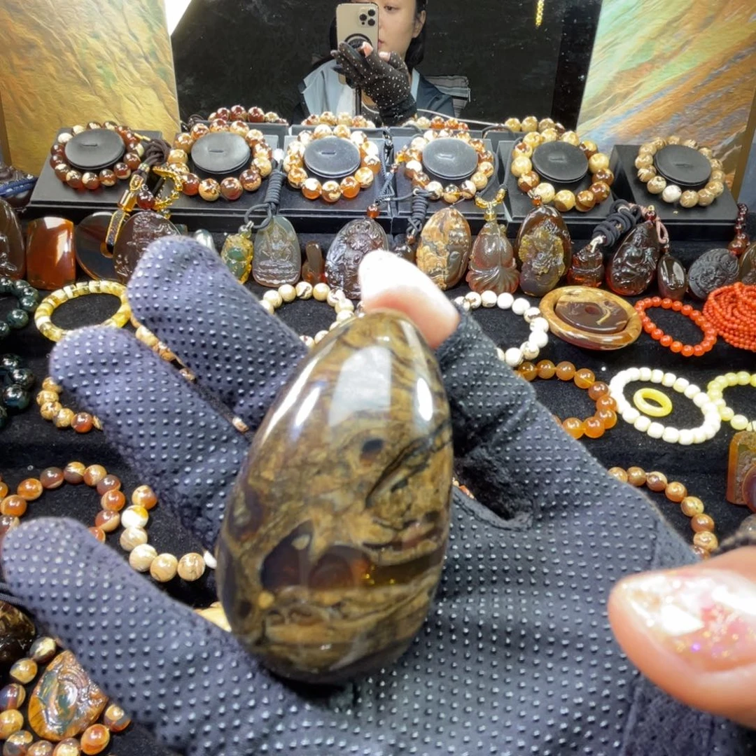 未镶嵌琥珀手链水滴