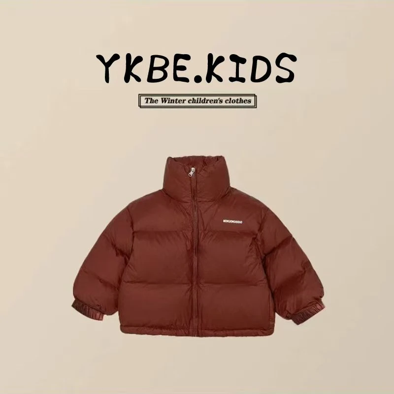 2025秋冬新款韩版立领男女宝同款童装洋气棉衣保暖外套XZ