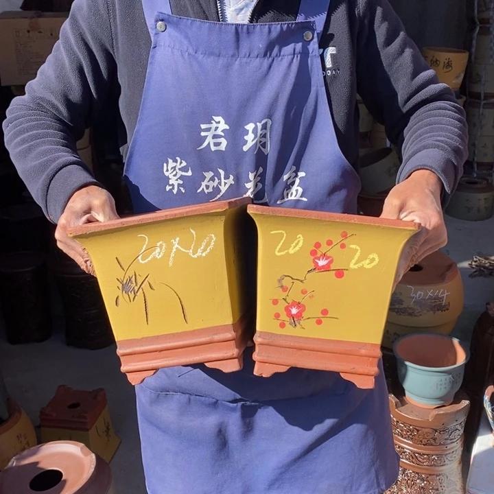 紫砂花盆紫砂艺术