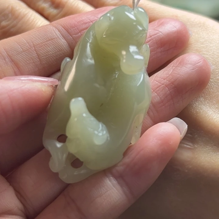 和田玉挂件未镶嵌