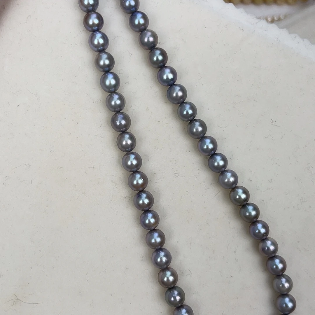 颈饰海水珍珠银S925镶嵌7-8mm