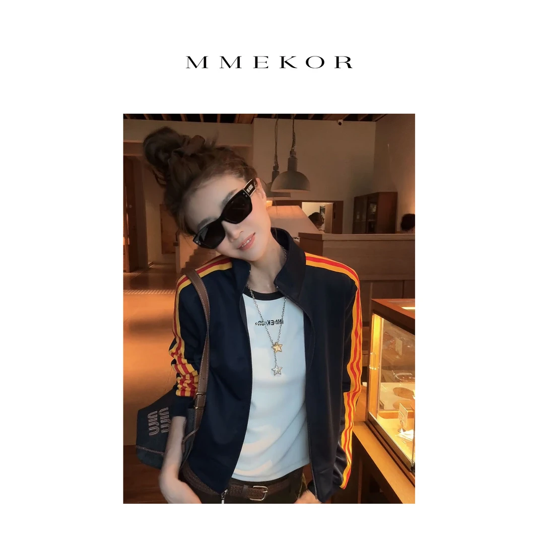 MMEKOR“常春藤”外套 2025新款秋款青春学院风运动上衣 30190