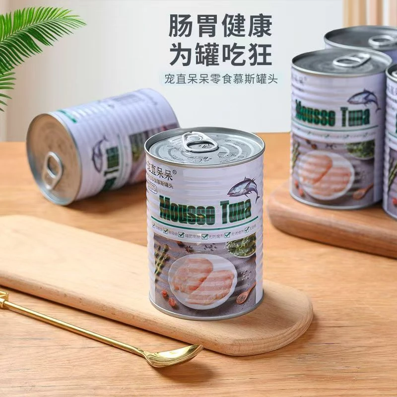 375克猫罐头鸡肉金枪鱼宠物零食增肥发腮猫零食罐幼猫零食