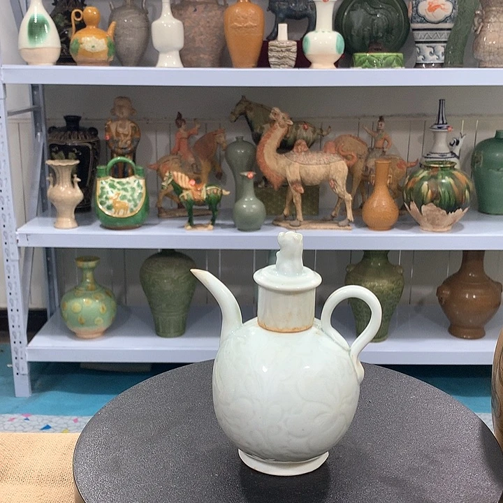 瓷片湖田密执壶一件