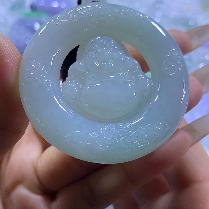 翡翠未镶嵌颈饰天然翡翠A货吊坠