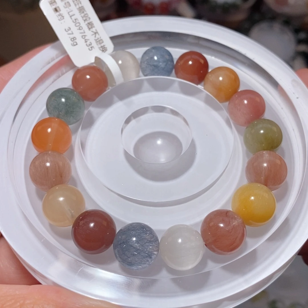 水晶手链未镶嵌F彩兔毛11.8