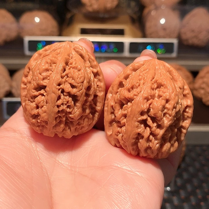 文玩核桃把件粗筋36尺