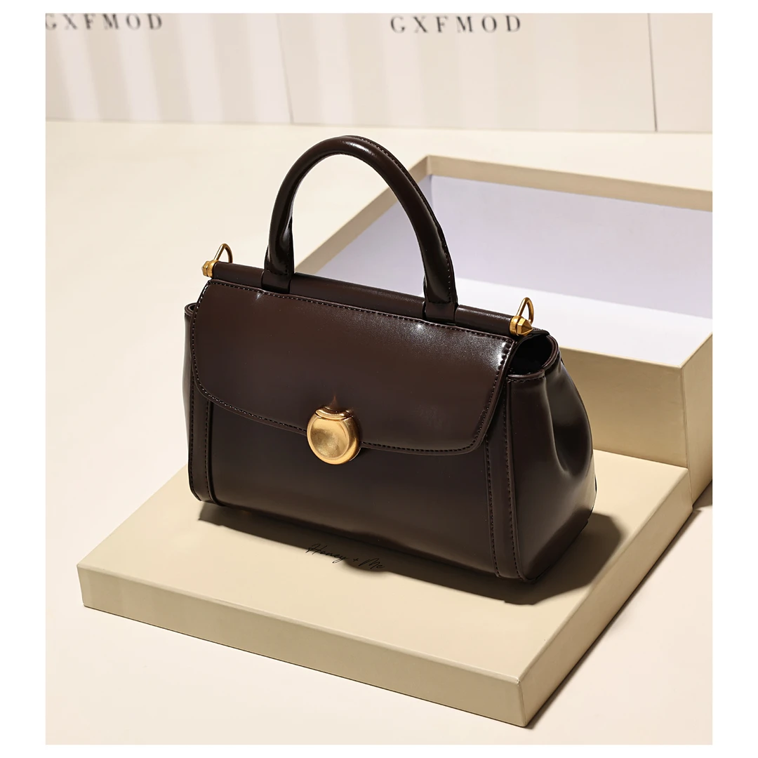 GXFMOD小众设计复古高级感手提小方包女2025新款通勤百搭斜挎小包