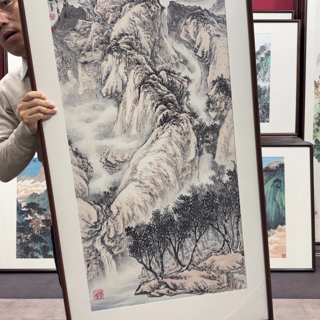 国画手绘作品120/60
