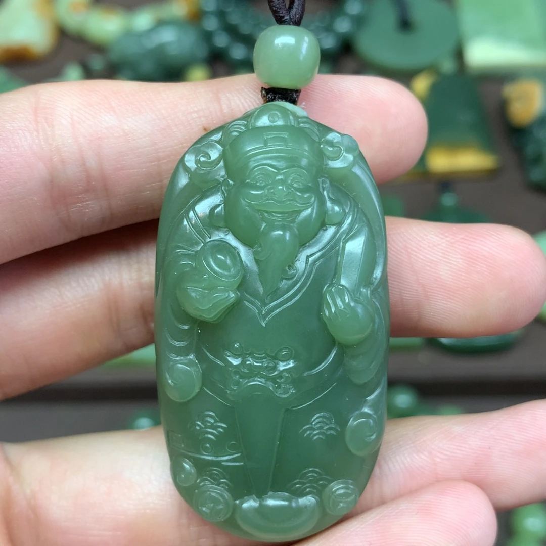 岫岩老玉（透闪石质玉）未镶嵌颈饰