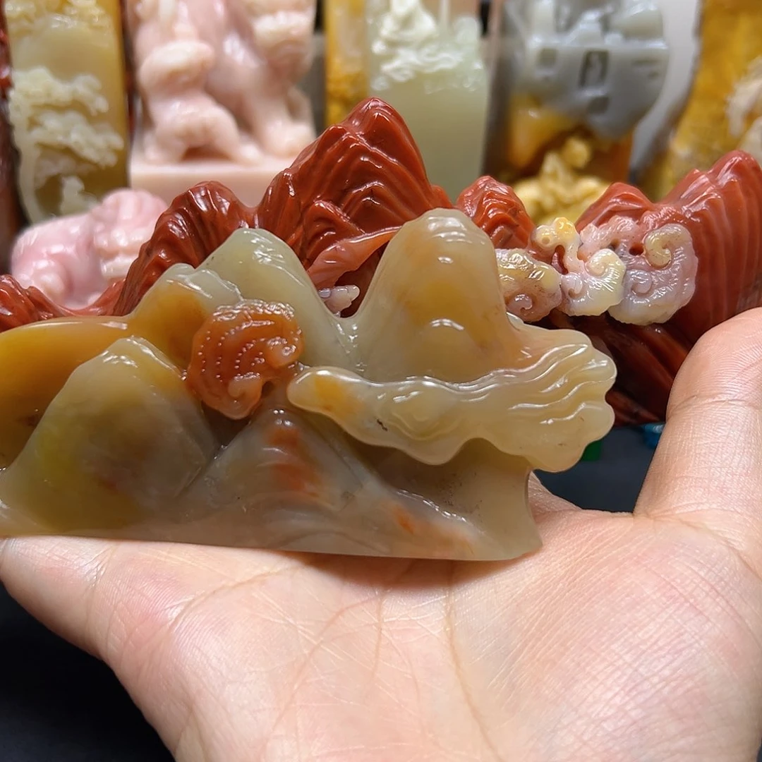 寿山石?*坦印章雕刻工艺