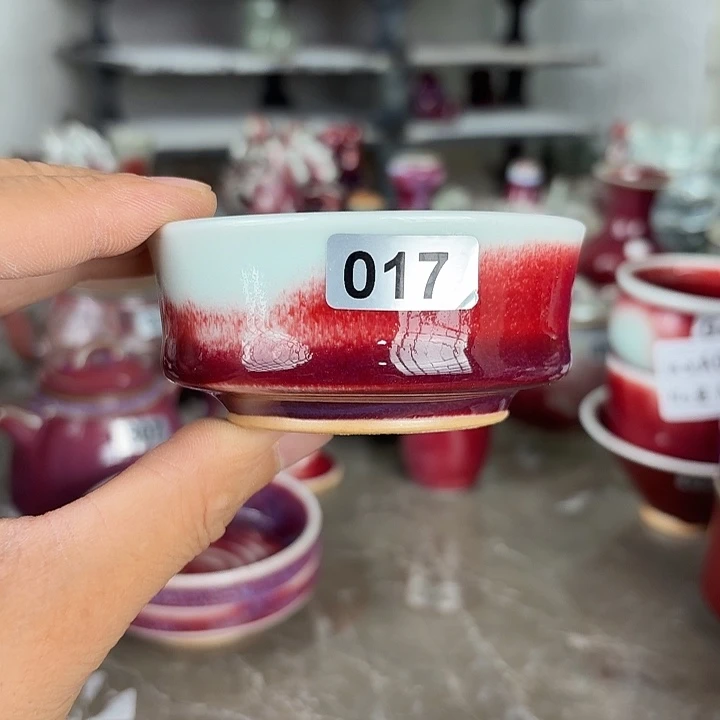 诚***成017纯手工拉坯钧瓷主人杯
