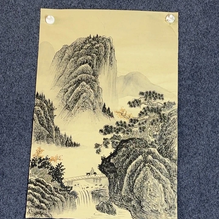 国画手绘国风国画45*69