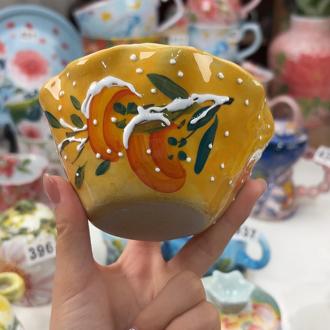 景德镇手绘高温釉下彩陶瓷茶具