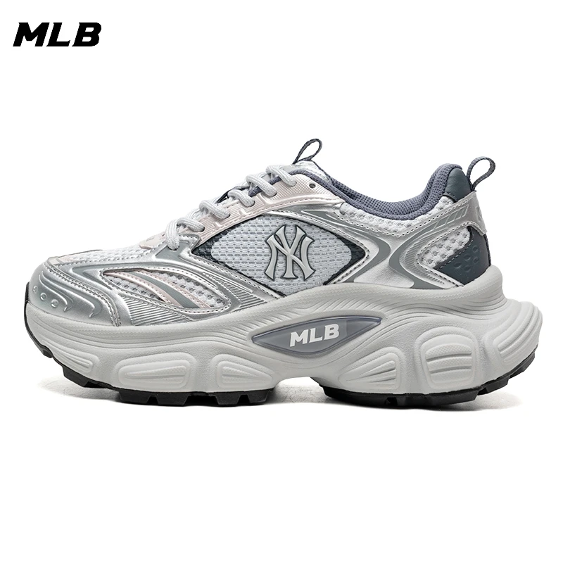 MLB女鞋男鞋2025秋季新款百搭运动鞋时尚厚底休闲老爹鞋3ASHWD15N