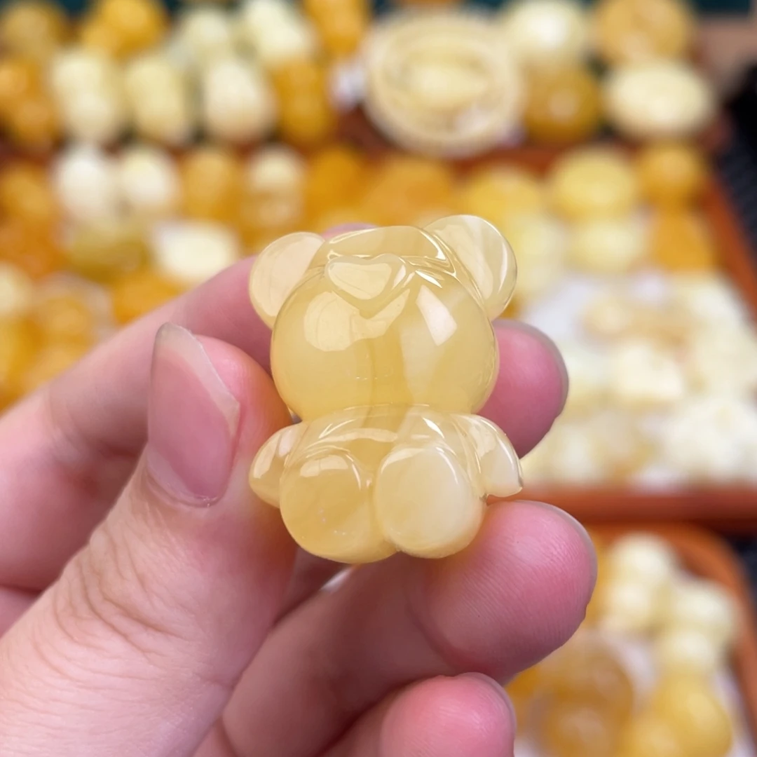 蜜蜡未镶嵌毛衣链蜜蜡