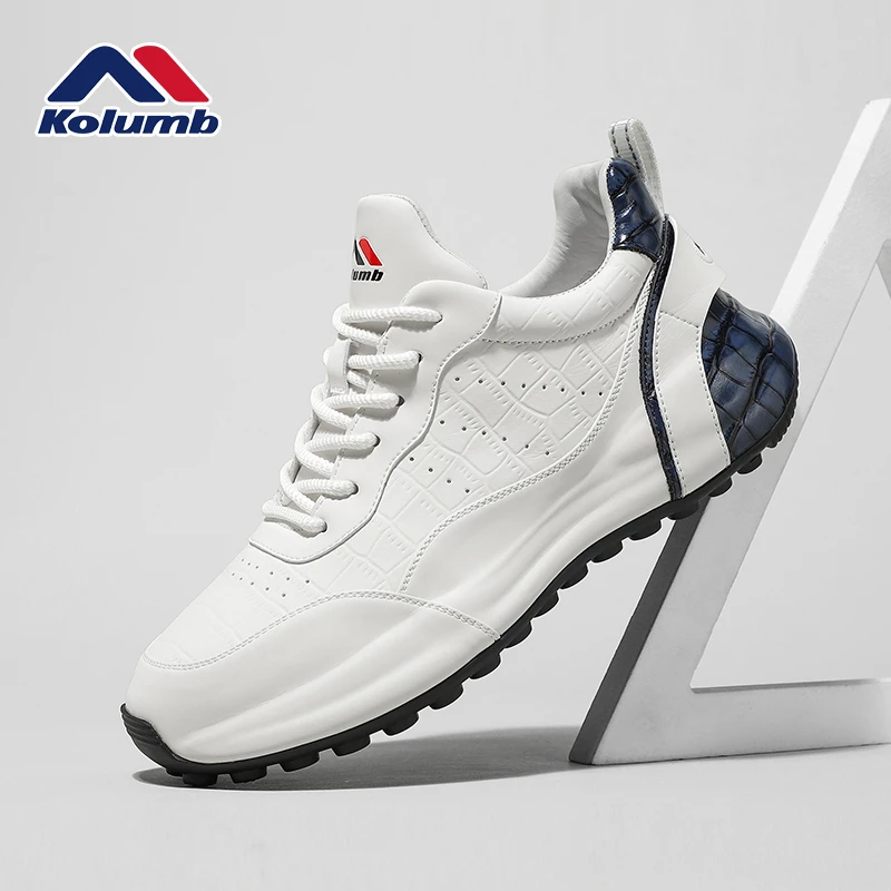 kolumb/哥仑步鞋子男款男士休闲鞋官方正版男鞋冬季新款真皮百搭