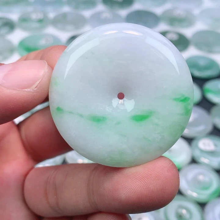 翡翠未镶嵌颈饰缅甸天然A货翡翠42.3-6.6