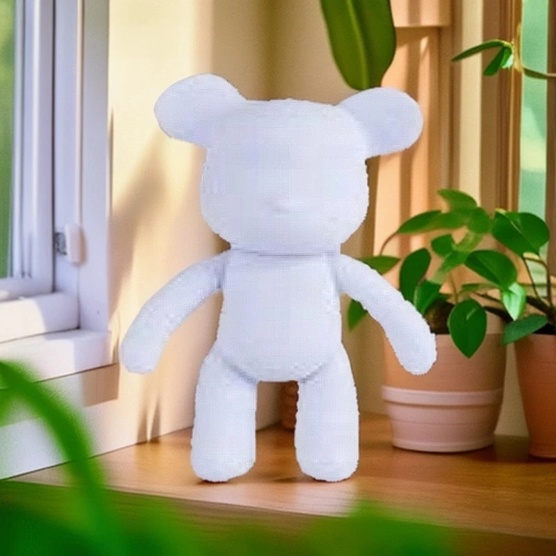 拉布轻奢桌面台面暴力熊玄关客厅高级感潮玩桌面摆件