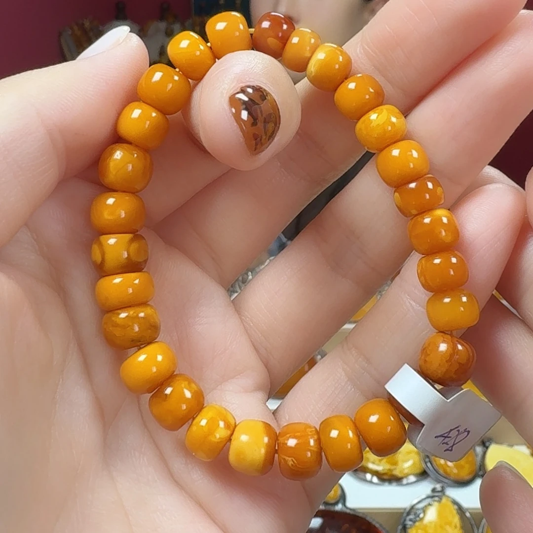 蜜蜡未镶嵌手链手串