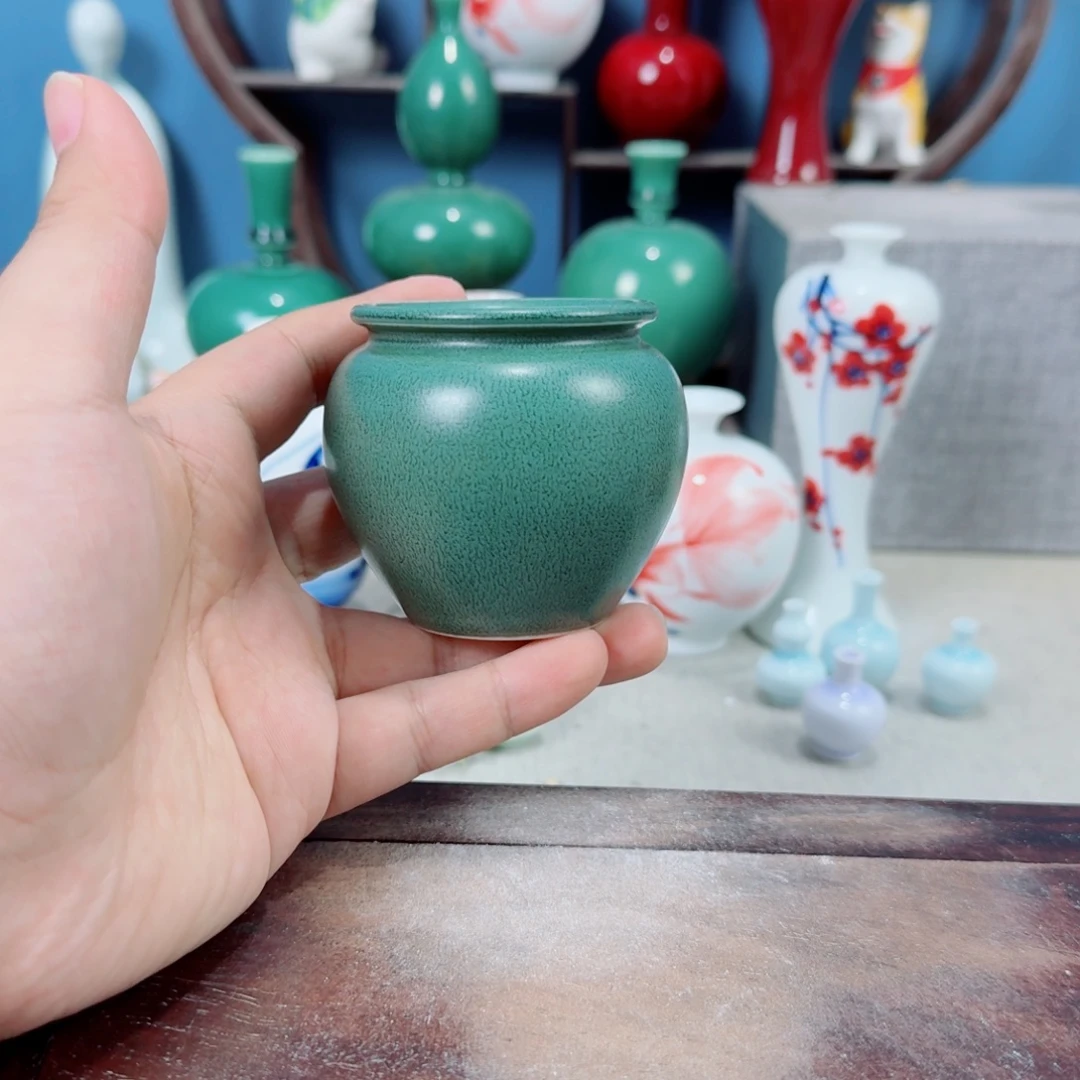 陶瓷手工小花器摆件