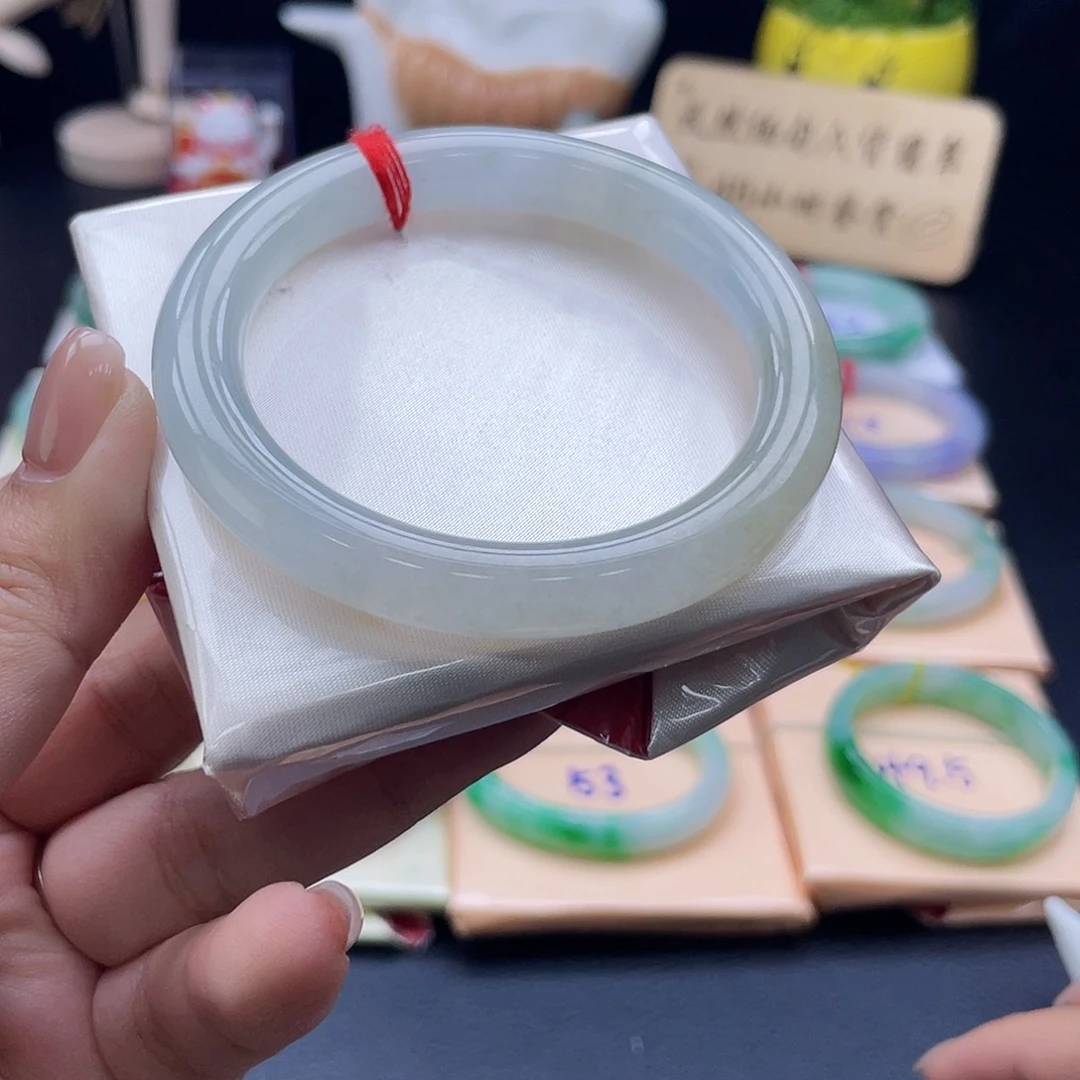 未镶嵌手镯翡翠38号冰糖雪梨