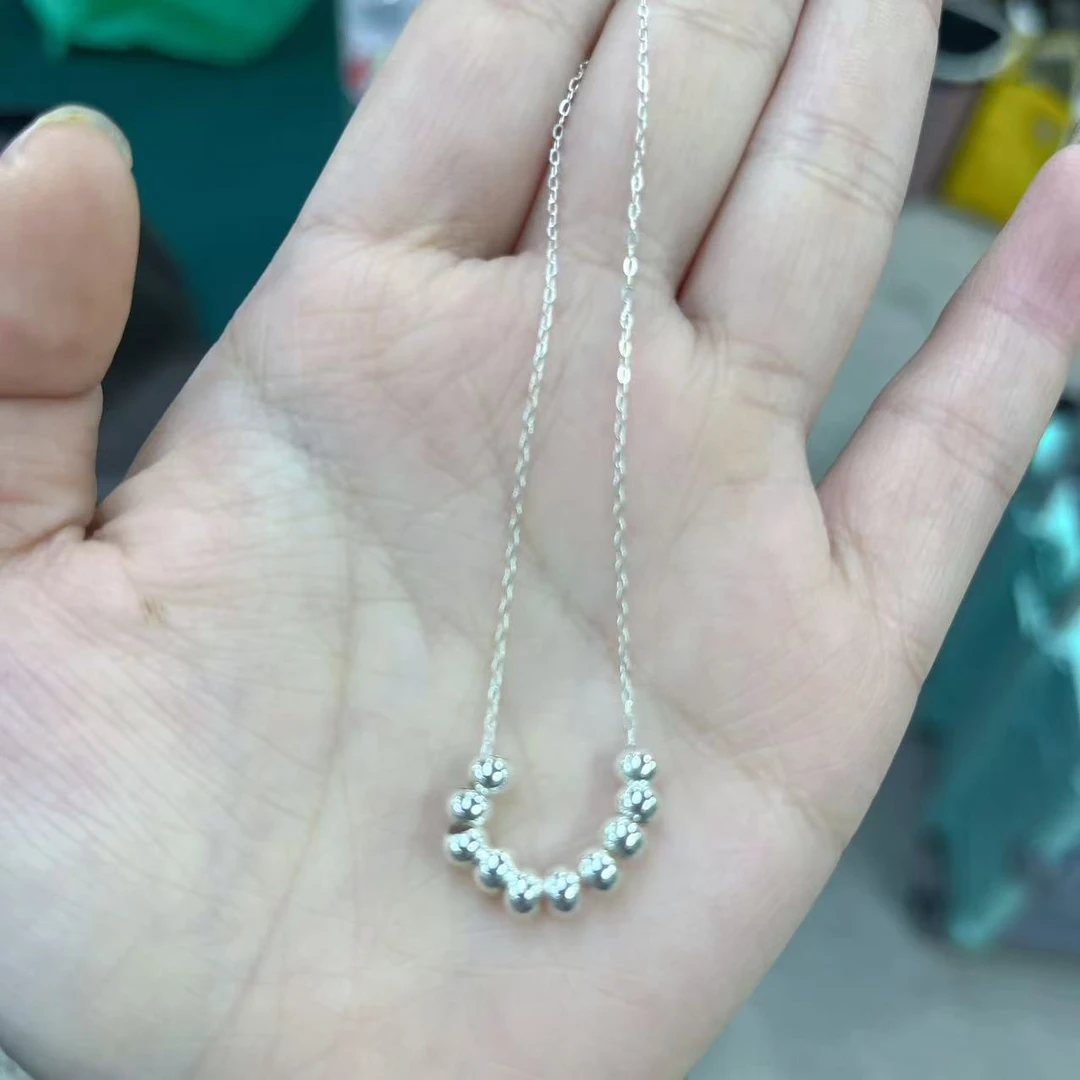 坠链均925银 s925银项链珠DZ121668