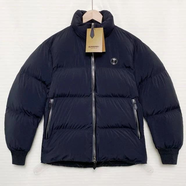 未使用 BURBERRY/博柏利 立领拉链 logo 羽绒服/XS码/XG-Y26627