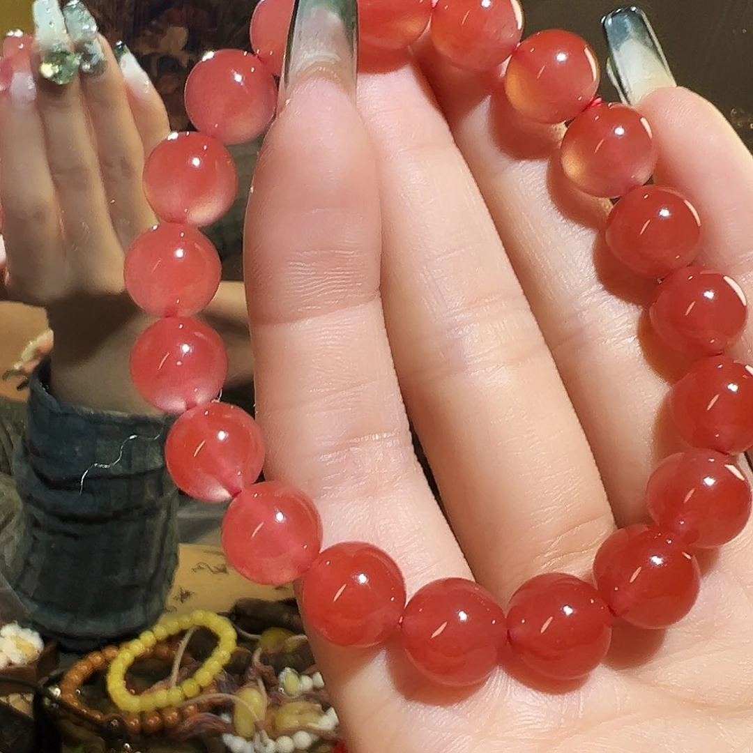 南红玛瑙手串未镶嵌啊啊啊啊啊