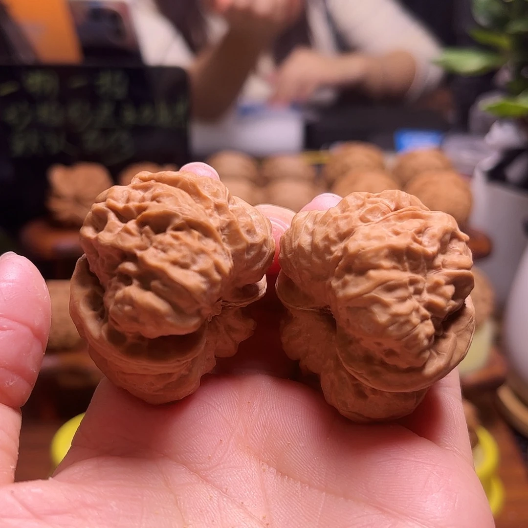 *****把件文玩核桃39尺全品白茬蛤蟆32