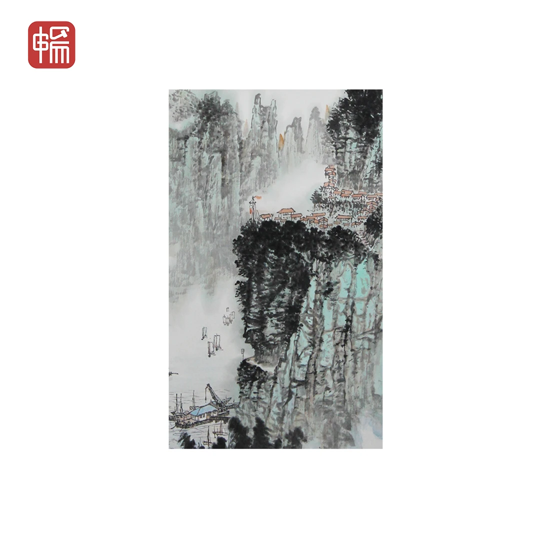 T733 长江三峡  67*41（2.47） 纸本立轴 FL