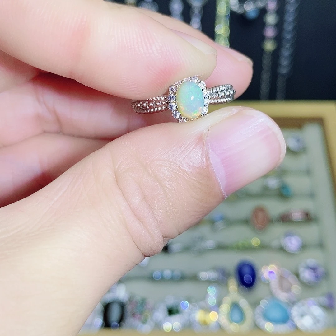 未镶嵌欧泊戒指488