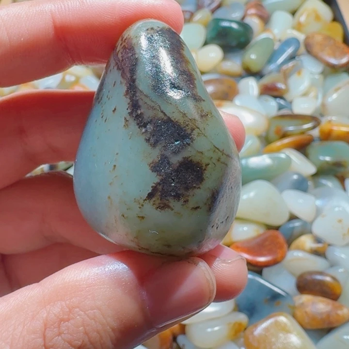 和田玉未镶嵌挂件57克