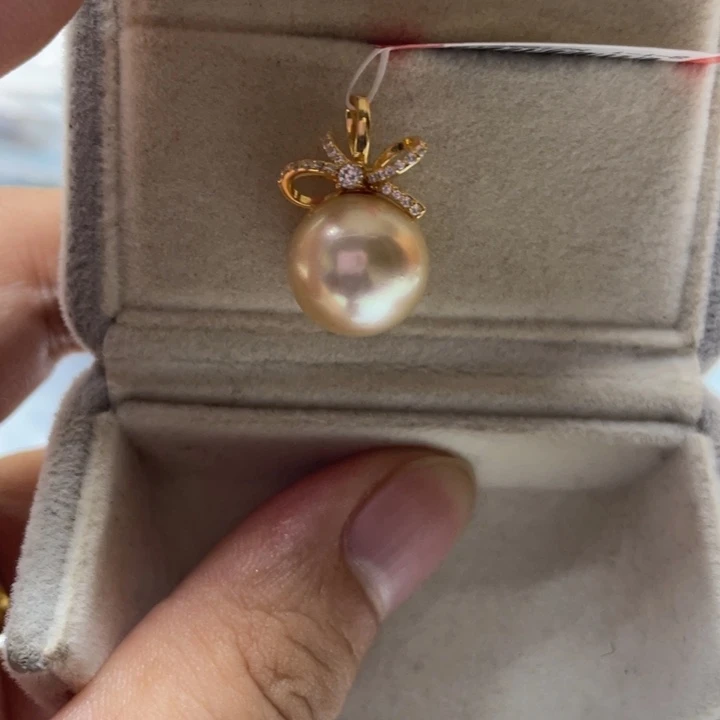 海水珍珠颈饰银S925镶嵌