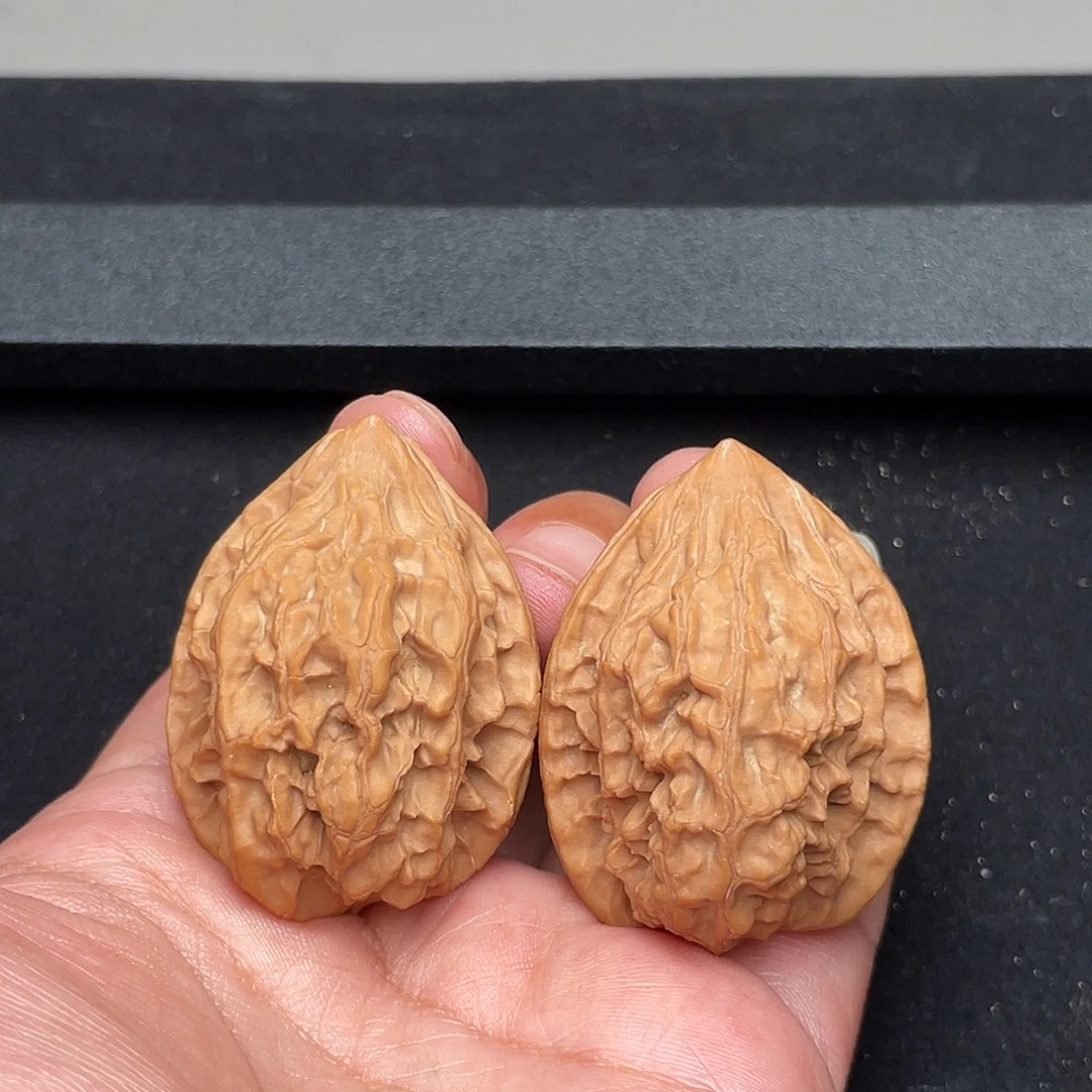 把件猴头核桃34×35全品头茬十三陵鸡心XM3559