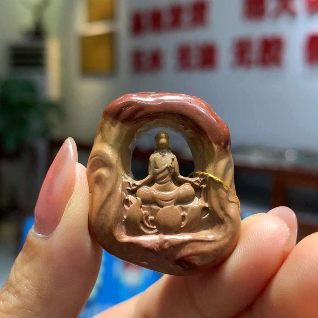 绿松石未镶嵌吊坠