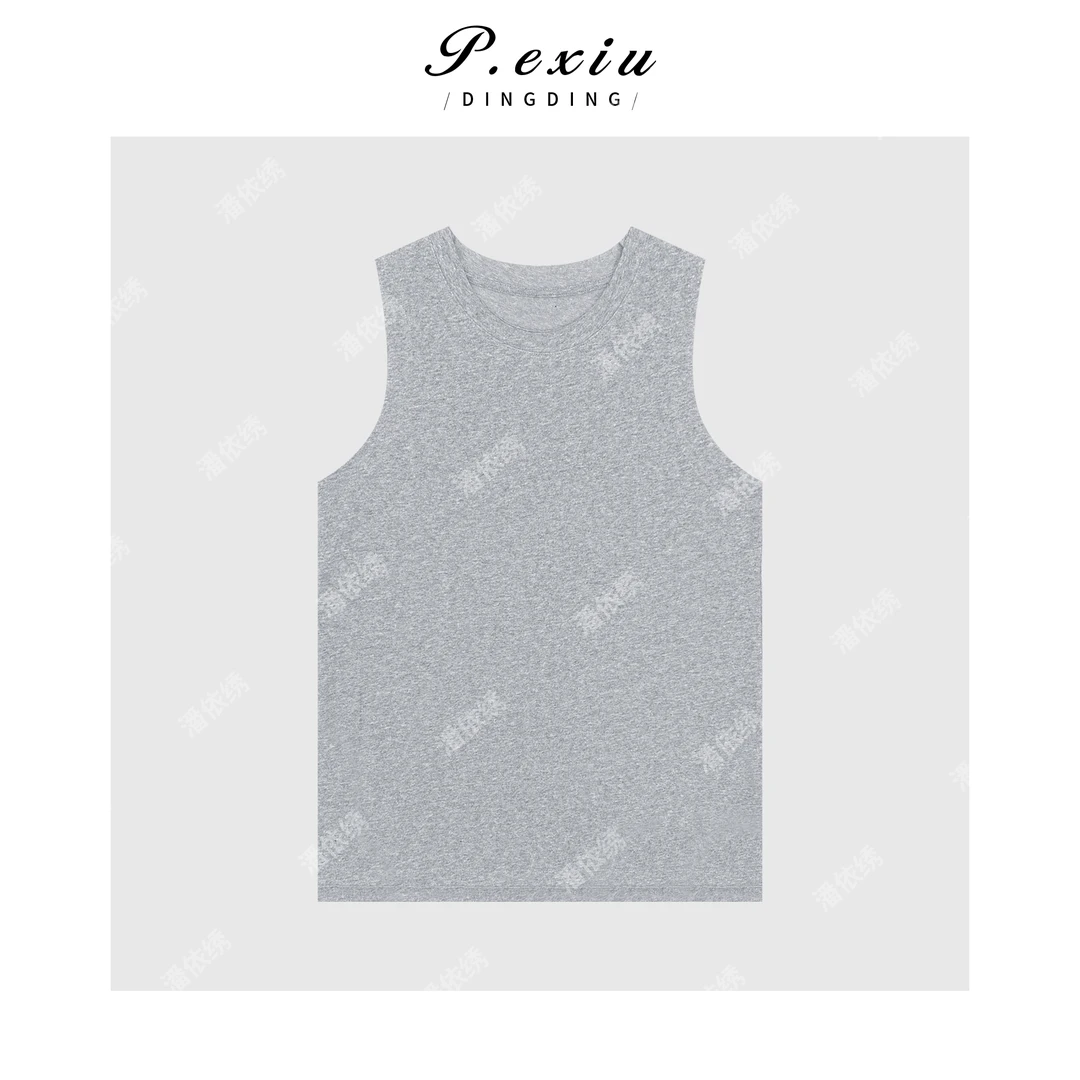 极简主义简约圆领无袖背心Q6954