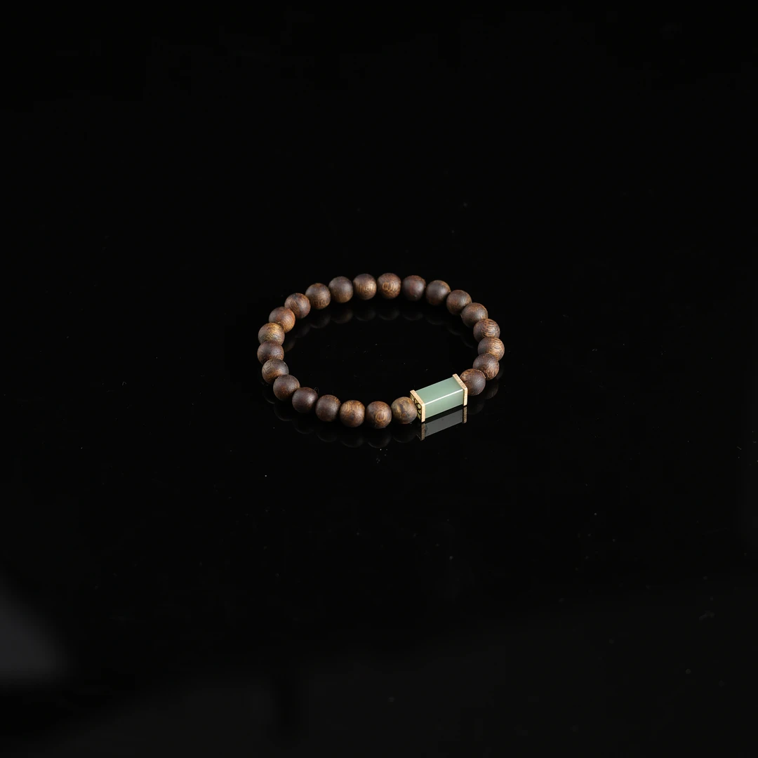 本真 | 沉香妙仪 | 严选精品高色粉青棋楠沉香7mm+手串