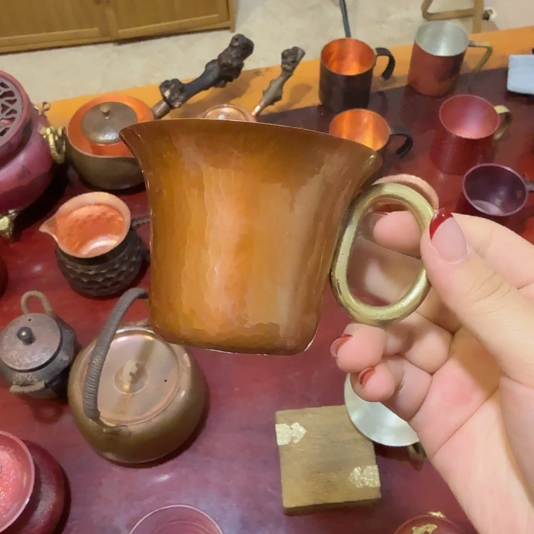 紫铜手工制作摆件