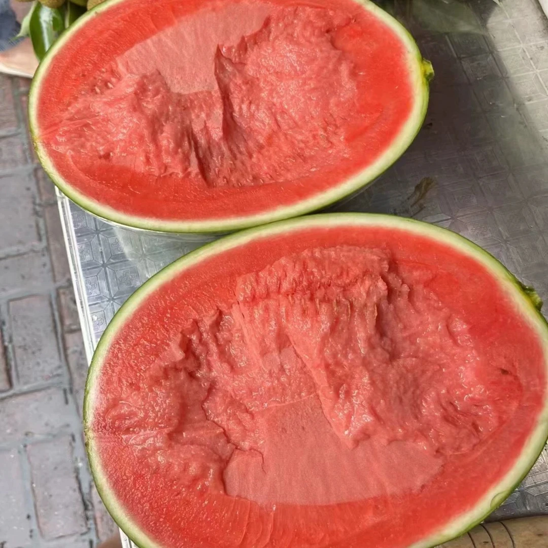 【京东顺丰次日达】甘美西瓜水果香甜脆爽多汁新鲜1颗5斤起辽宁发货西瓜同城配山东省