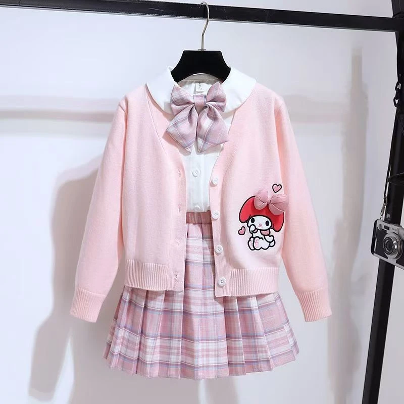 公主风针织冬季女童春秋套装 直播间过款链接